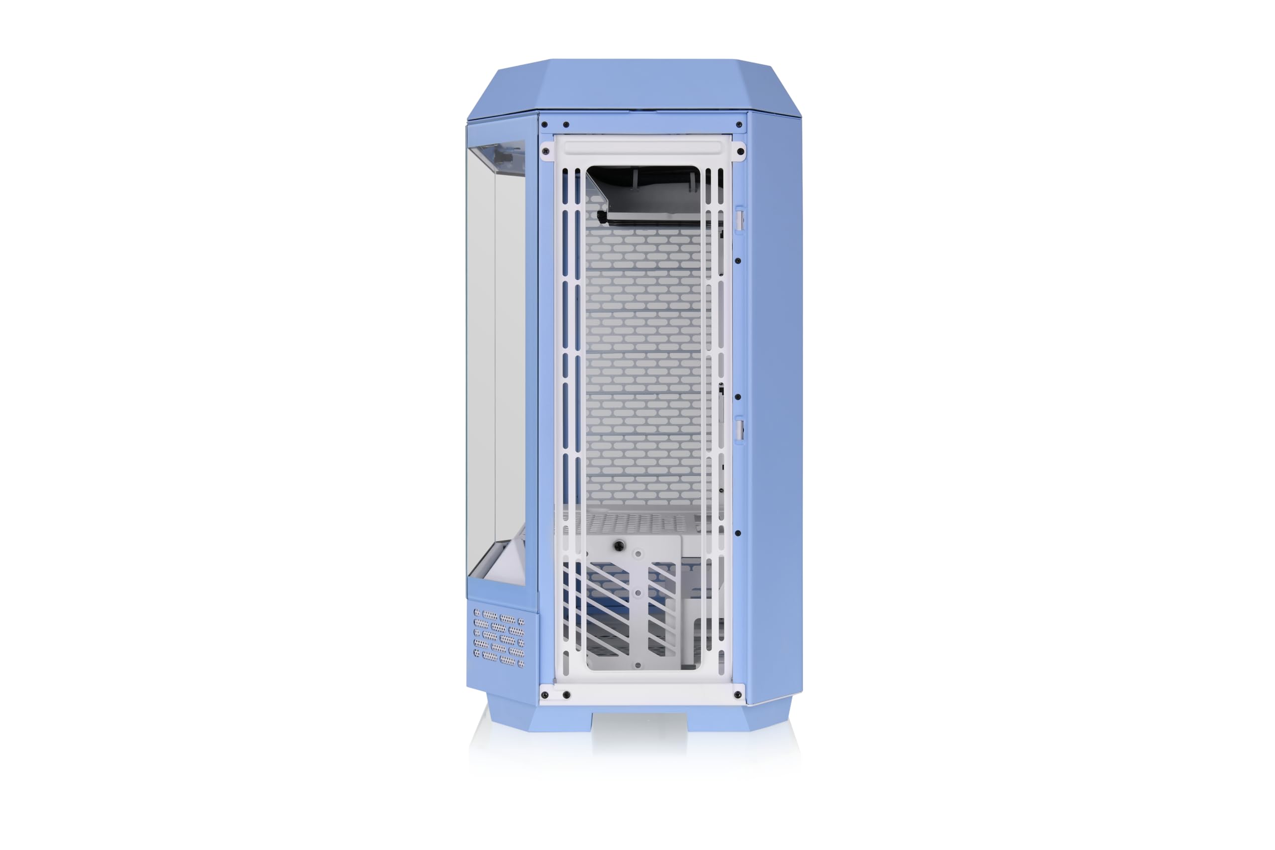 Thermaltake Tower 300 Hortensja niebieska obudowa Micro-ATX; wentylator CT 2 x 140 mm w zestawie; obsługa grzejnika do 420 mm; opcjonalny zestaw stojaka podwozia umożliwia wyświetlanie poziome;