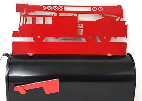 Vista 87 de Hobby, Recreation and Career Style Metal Powder Coated Mailbox Topper (Excavator, Matte Black) Negro mate,Dark Yellow,Blue,Copper,Gris-oscuro,Gloss