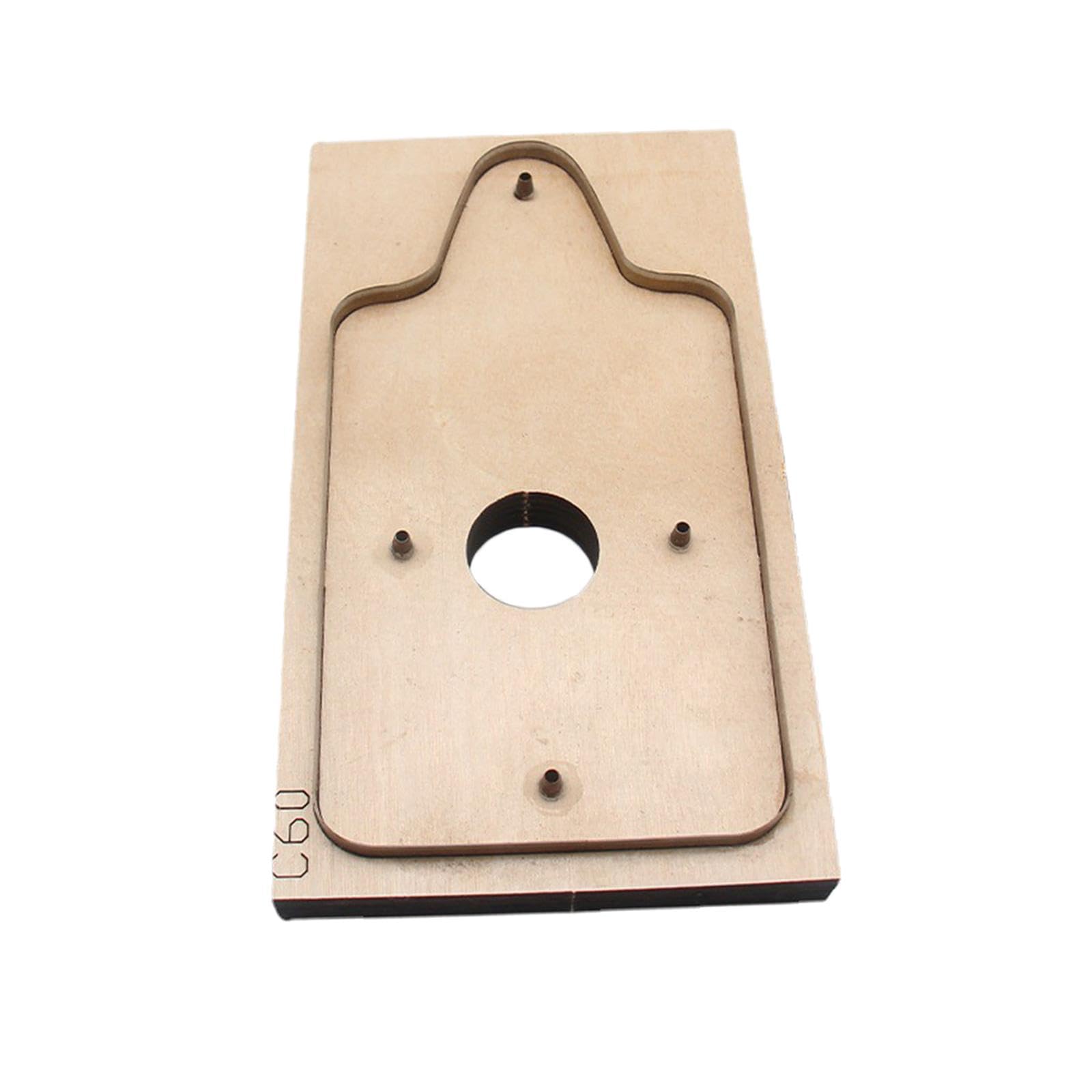 Juego de 3 moldes de troquelado de madera, plantillas para tarjetas, tarjetas y bolsas