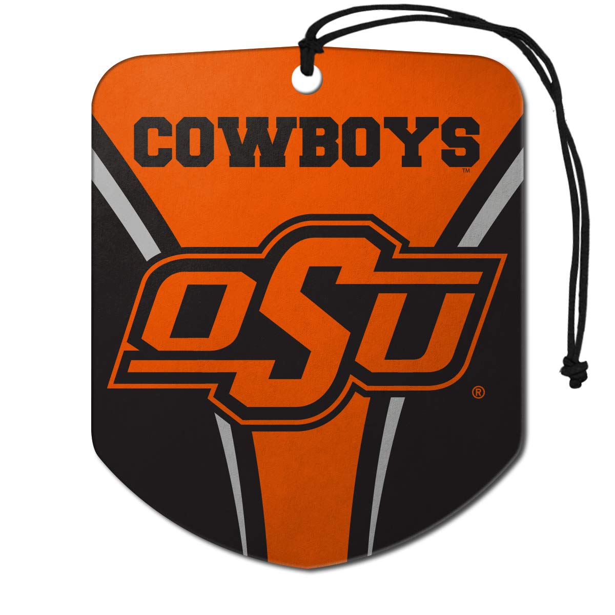 FANMATS Oklahoma State University Air Freshener 2-pk 2.75” x 3.5” - 