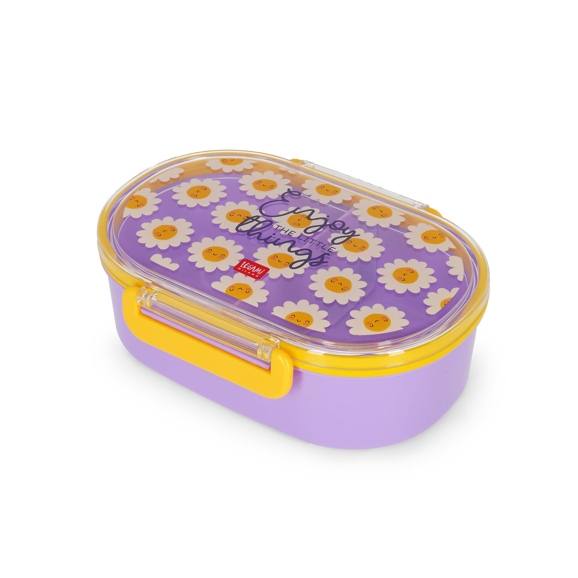 LEGAMI - Daisy Themed Lunch Box - 1 Snack Box
