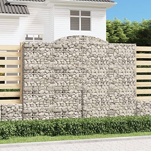 ADWOA Cesta gaviones Forma Arco Hierro galvanizado