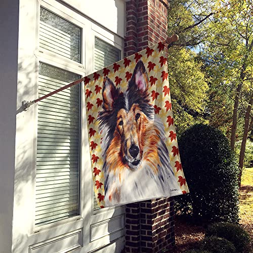 Drapeau de maison collie anti-décoloration toile robuste automne - 3
