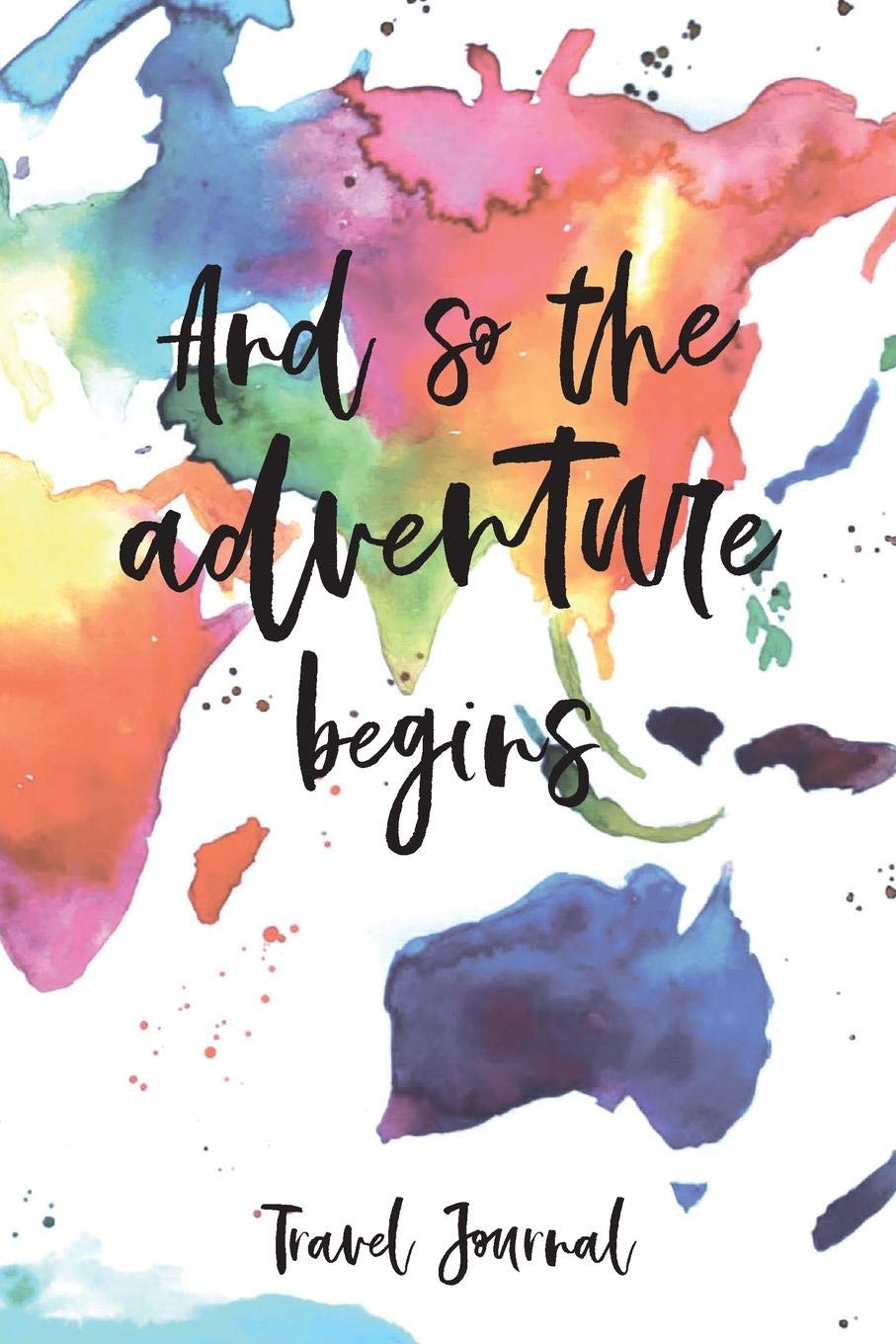 Travel Journal: Vacation Diary & Notebook | Great farewell gift for the world trip, year abroad, semester abroad or au pair | to write in yourself | ... style on cover | 6 x 9", blank, 108 pages |