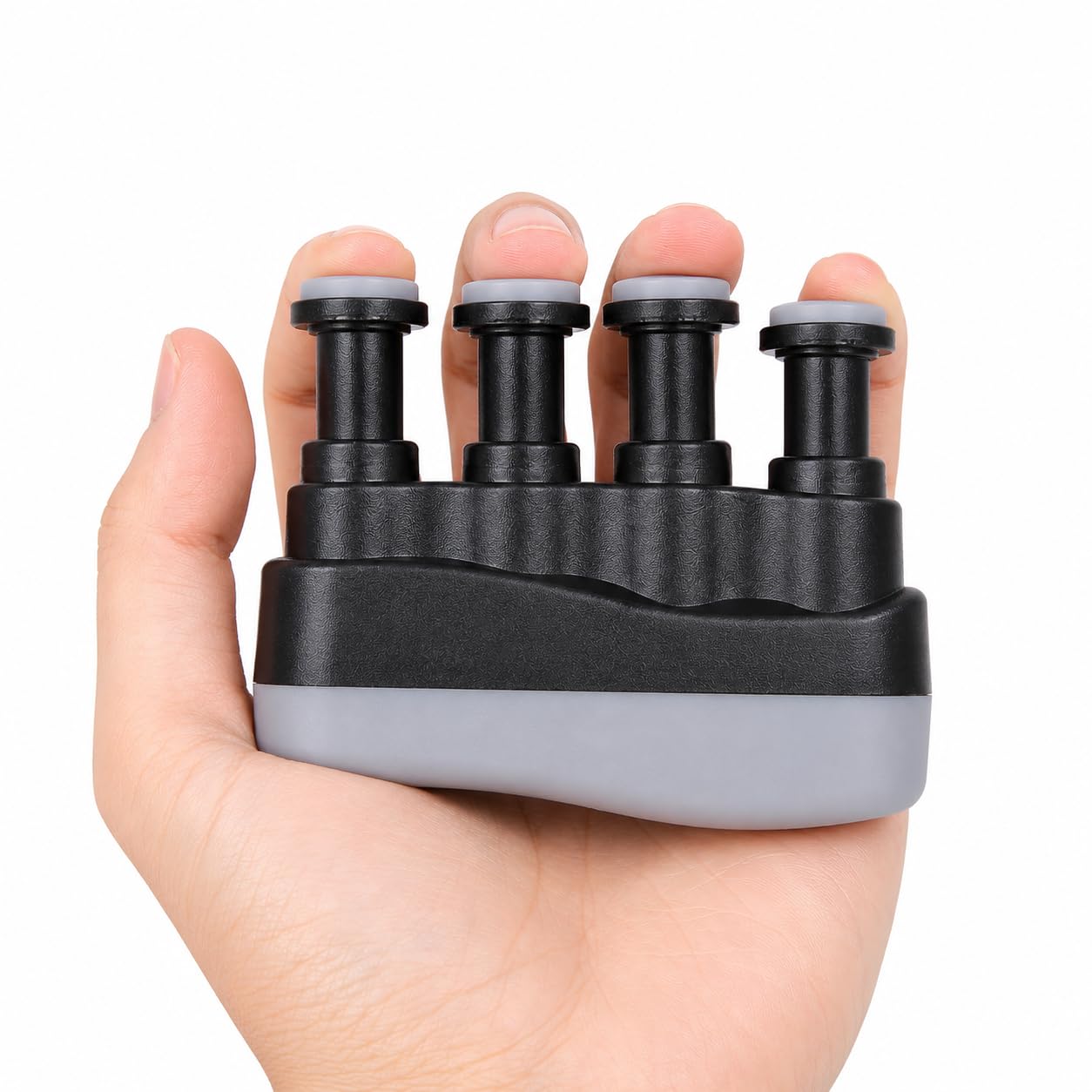 Finger Strengthener Hand Grip Trainer with Silicone Pads, Non-Slip, for Climbing, Music, Basketball, Rehabilitation-image-38