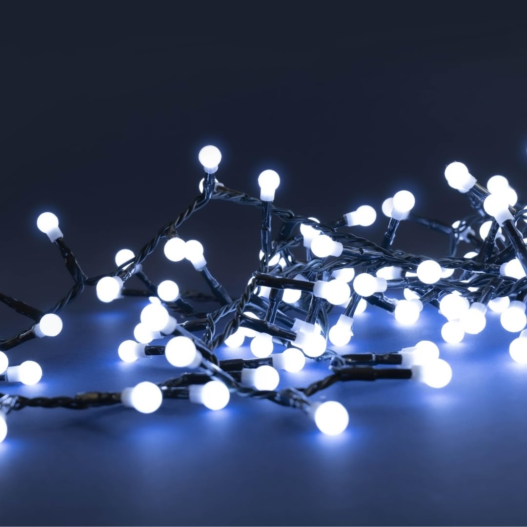 LEALIGHT blachere illumination Girlanda bożonarodzeniowa Cherrylight 9m – wewnątrz/na zewnątrz (czysta biel 100% błysku)
