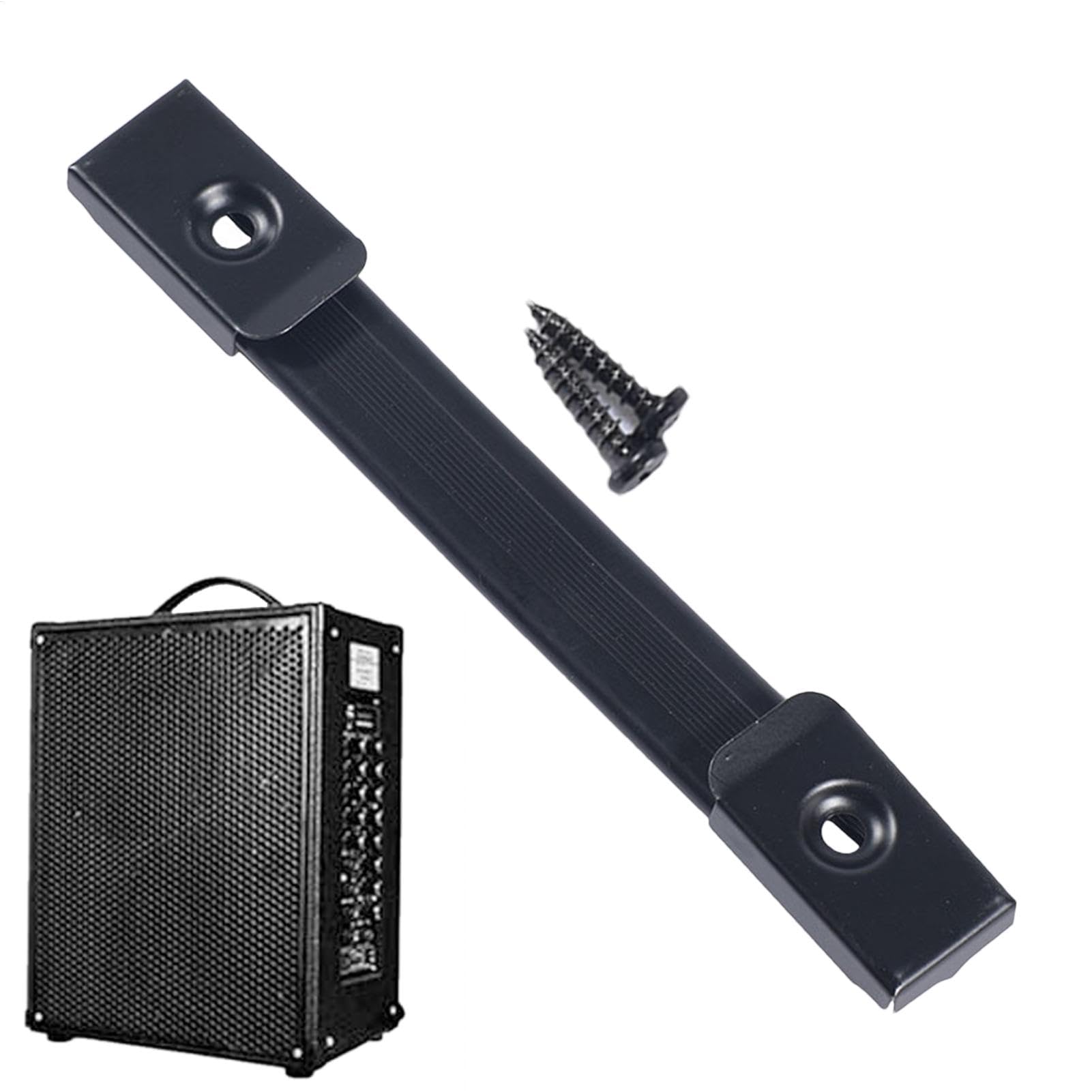 Ersatzgriff Für Gitarrenkoffer - Griff Für Musikinstrumentenkoffer, Lautsprechergriff Eisenschnalle, Mit 2 Schrauben | Instrumententaschen-Hardware, Schnallengriff, Werkzeugkoffer-Griff-Austausch