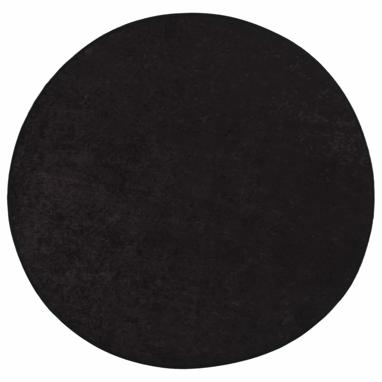 Teppich Waschbar Anthrazit φ120 cm rutschfest Teppich Flauschig Teppich KüChe Flauschiger Teppich