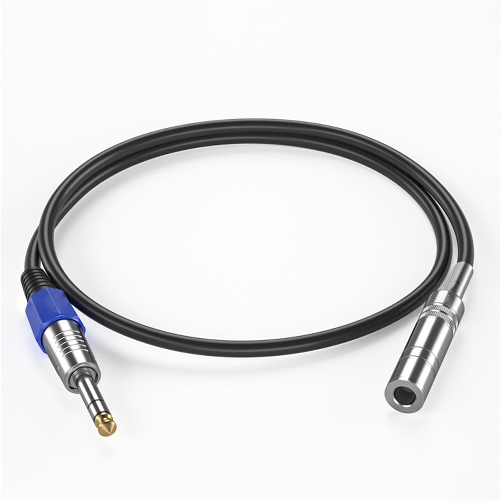 Cavo Audio Er Chitarra Cavo di prolunga per chitarra maschio-femmina da 6,5 ​​mm Cavo audio di prolunga stereo 6,5 da 6,35 mm (Size : 30M)