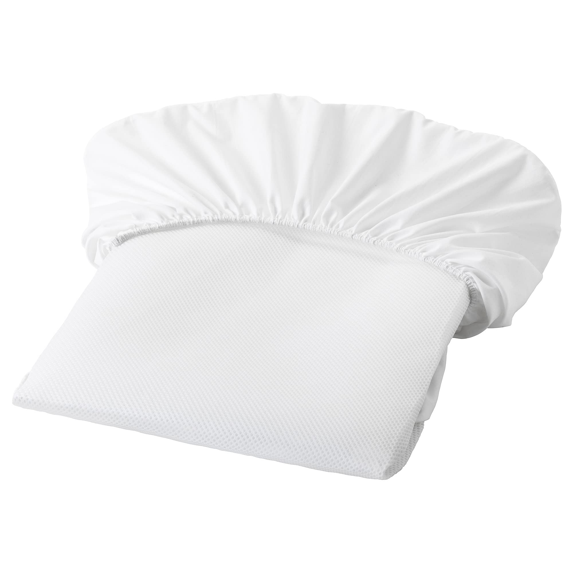 Protège-matelas bébé 60x120 cm LENAST imperméable blanc