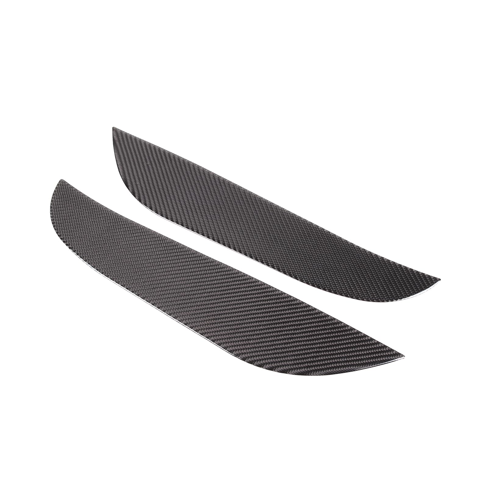 Qiosreui Car Rear Door Anti-Kick Pad Stickers Compatible with Tesla Model 3 Highlander 2023-2024, Inner Car Door Anti-Collision Mat, Interior Door Trim Panel, Carbon Fiber1