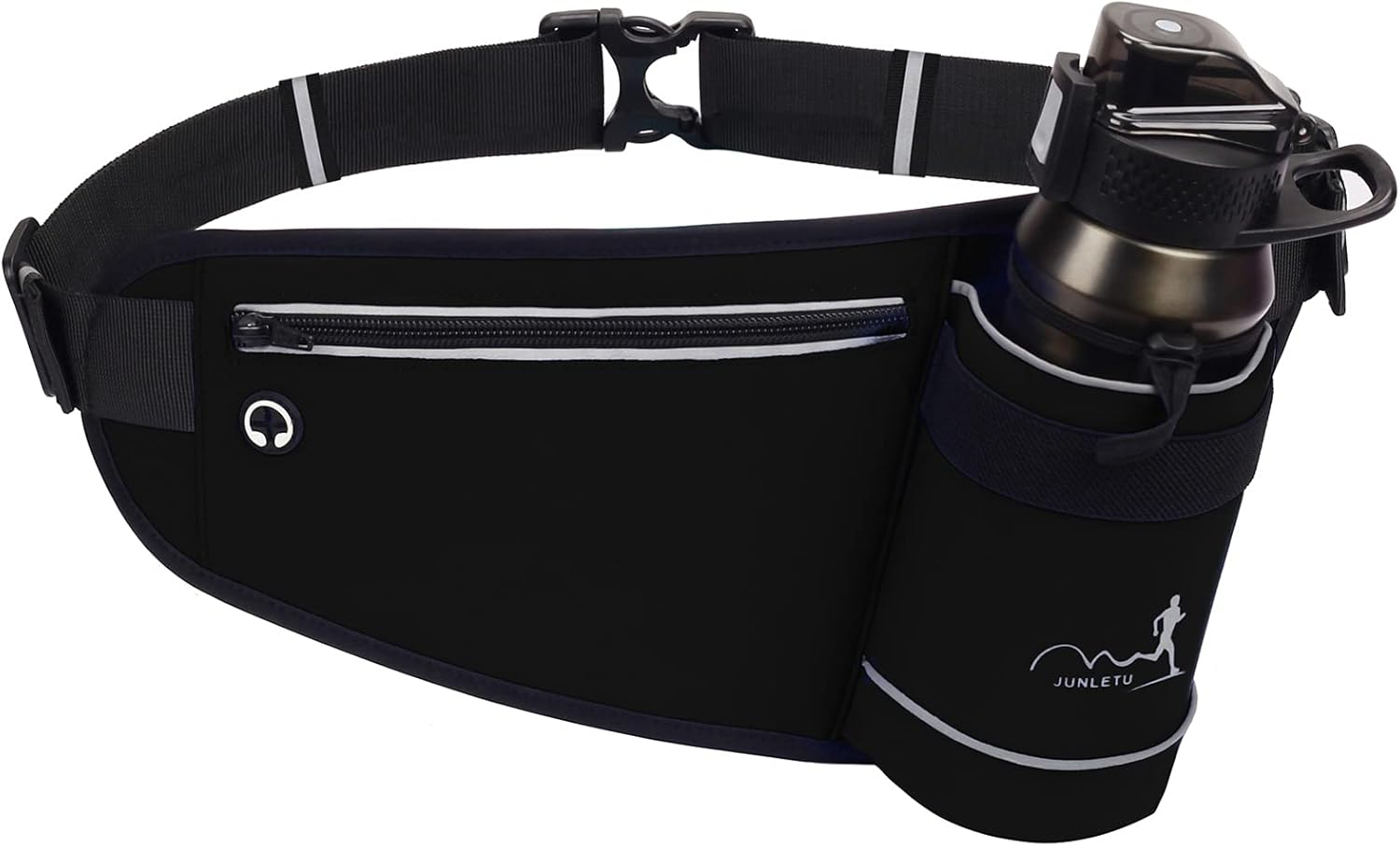 AIYING Outdoor Sports Hydration Waist Belt Bag with Water Bottle Holder