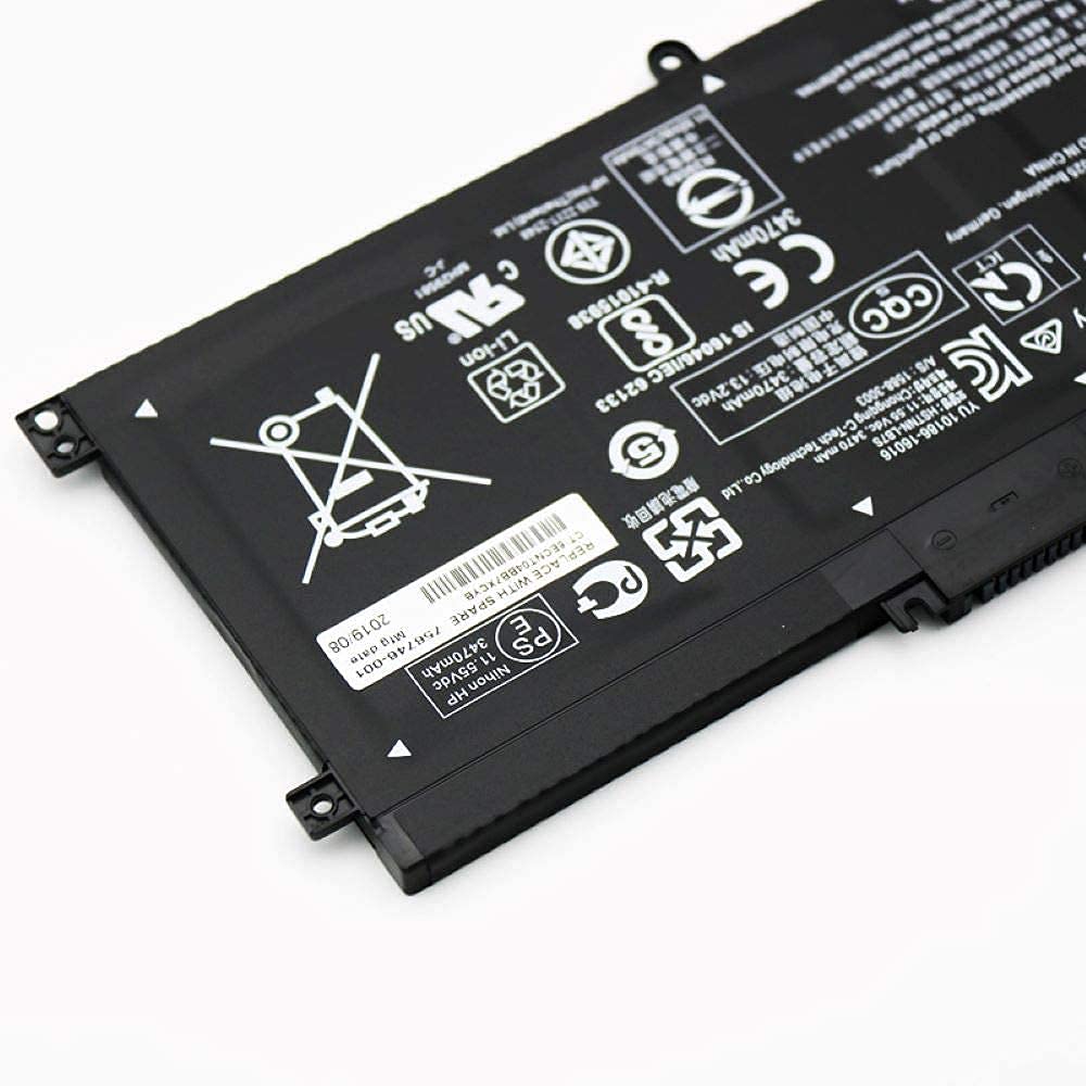 New Replacement Battery For HP Pavilion X360 14m-ba000 Series Laptops (42Wh, 11.55V)