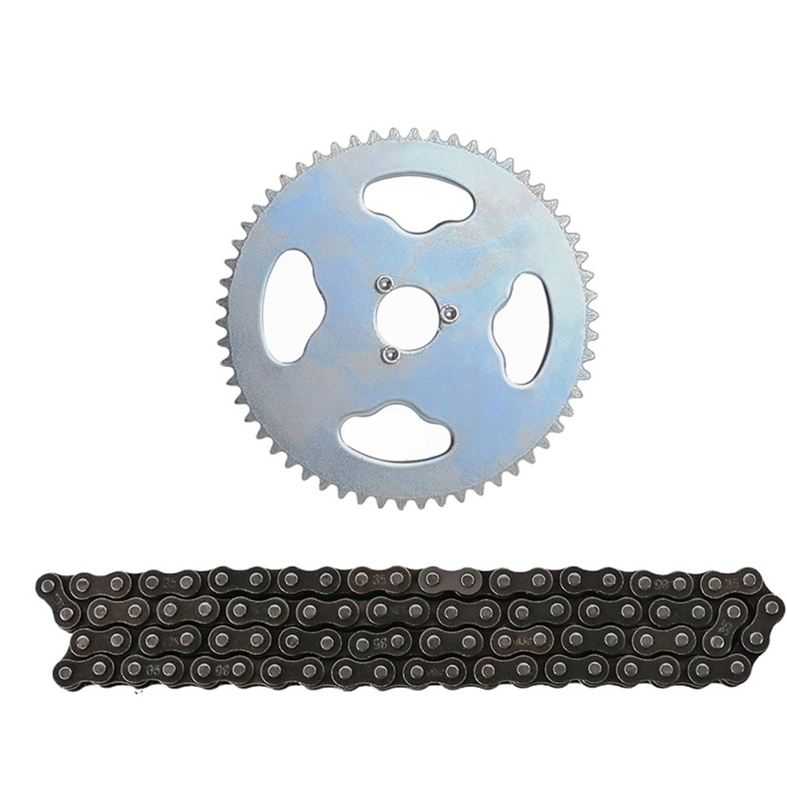 EJUOYO Chain Sprocket #35 Chain Sprocket 58 Tooth 29mm + 35 Chain 116 Links For Go Kart ATV Trike Dirt Bike Quad