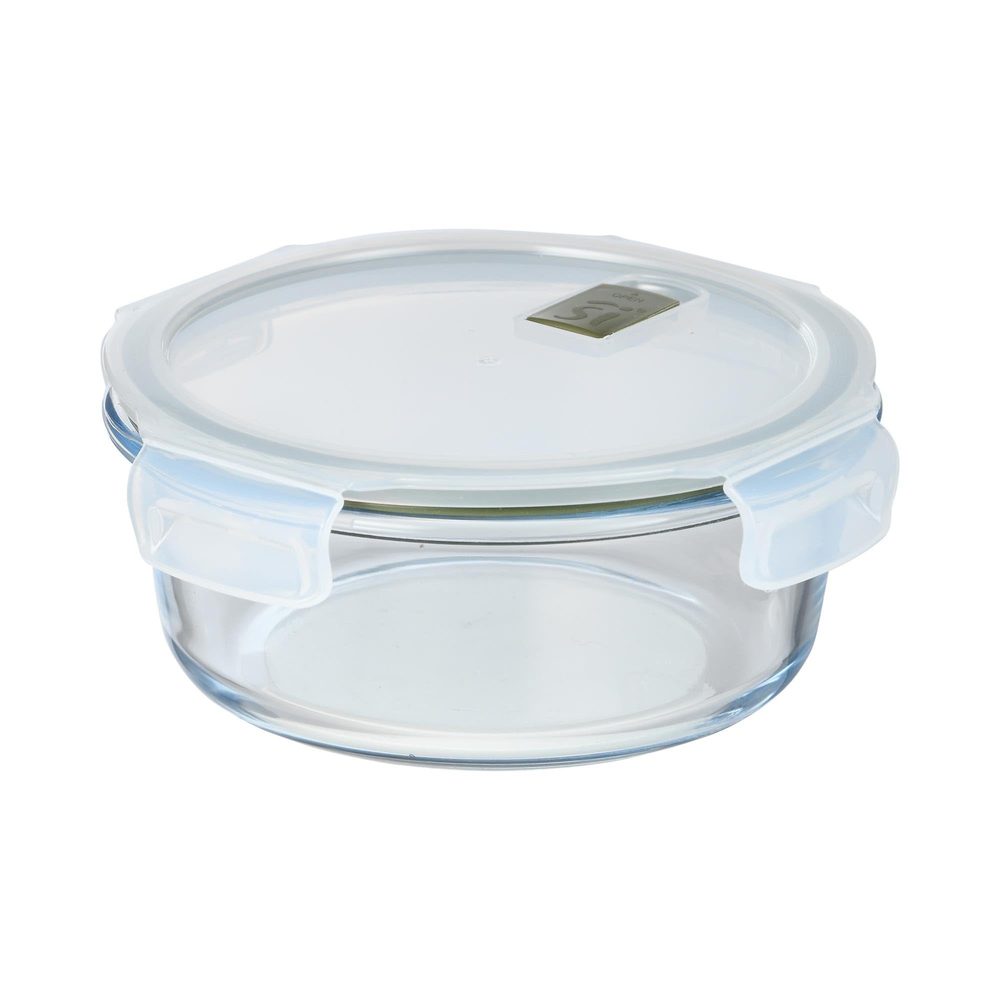 San Ignacio EXPERT Juego de 4 Herméticos Transparentes (320ml + 520ml + 800ml + 950ml) en Vidrio de borosilicato con tapa hermética EXPERT