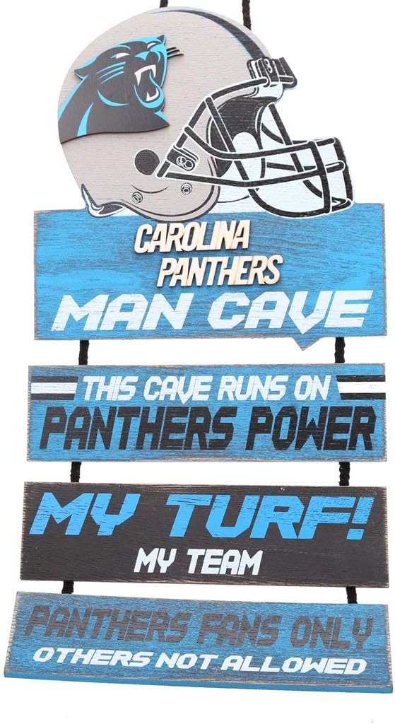 NFL Team Logo Mancave Man Cave Hanging Wall Sign