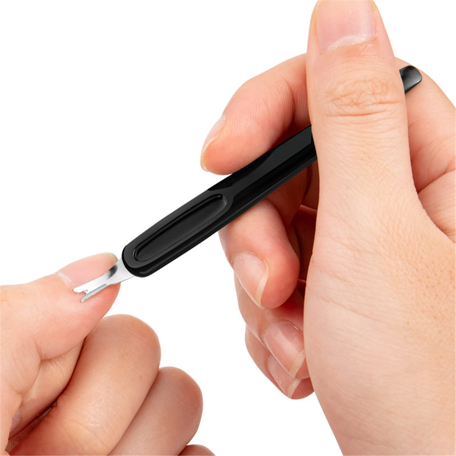 Nagelhautmesser iFRich 2 Stück Cuticle Cutter V-Klinge Cuticle Trimmer Pusher Remover Nagelhautentferner Cuticle Remover Kutikula Entferner Remover Professioneller Trimmer V-Förmiger Nagelhaut Messer