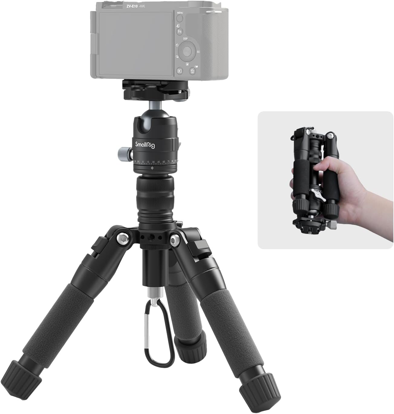 RetiCAM Tabletop Tripod with 3Way Pan/Tilt Head, Quick