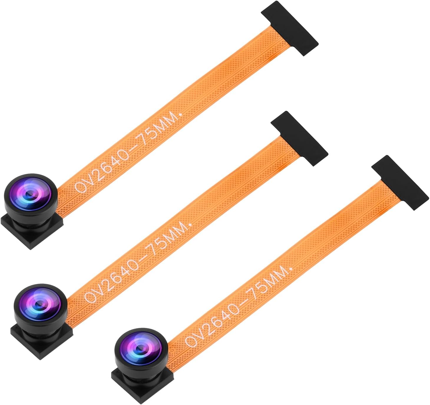 FORIOT 3Pcs OV2640 Camera 160°I2C Wide-Angle Lens 2 Megapixel Sensor Camera Module Support RGB JPEG YUV for ESP32 MCU Camera
