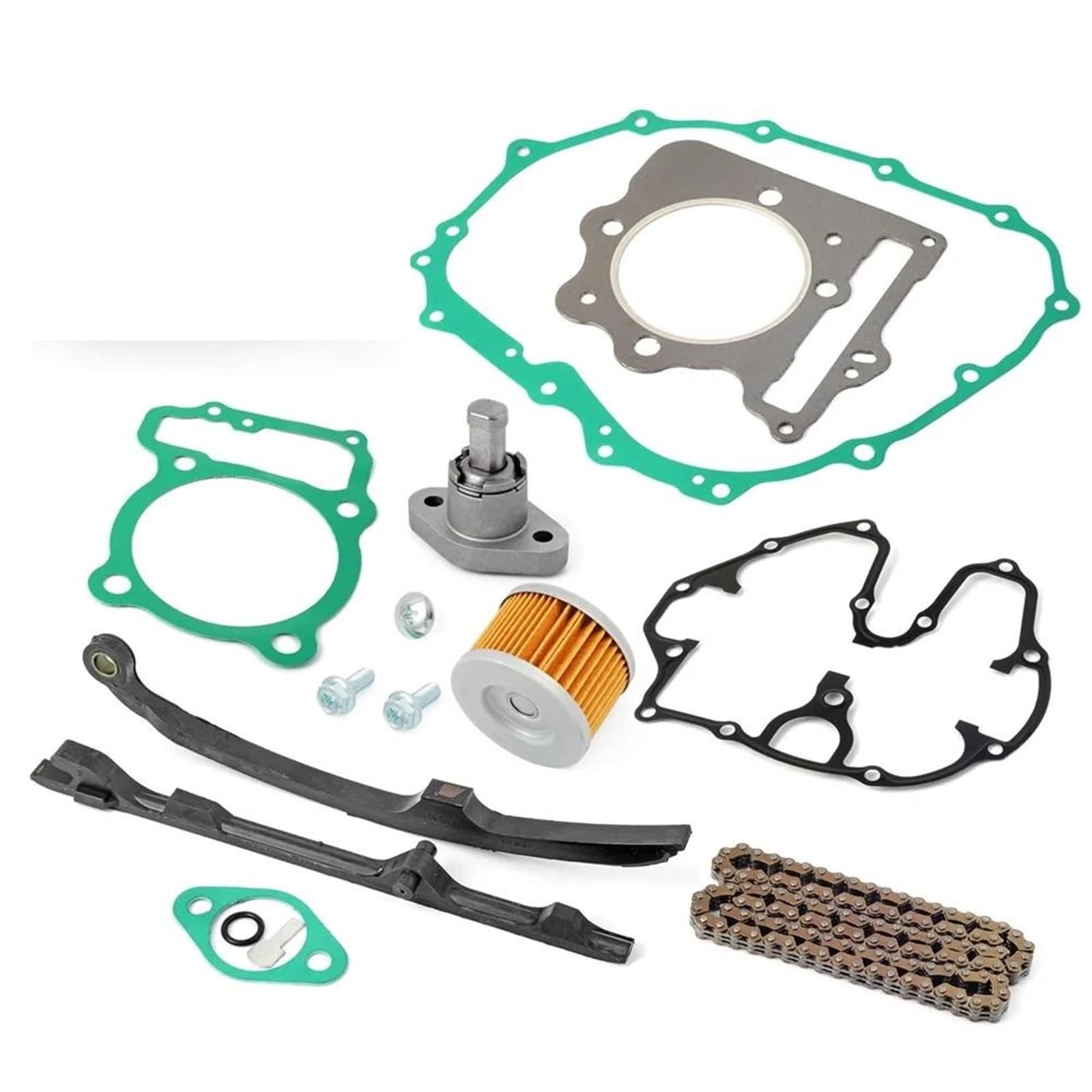Juego completo de juntas de culata Guías De Cadena Distribución Levas Para Motocicleta Juegos Reparación Juntas Tensores Accesorios Para TRX400EX TRX400X XR400R
