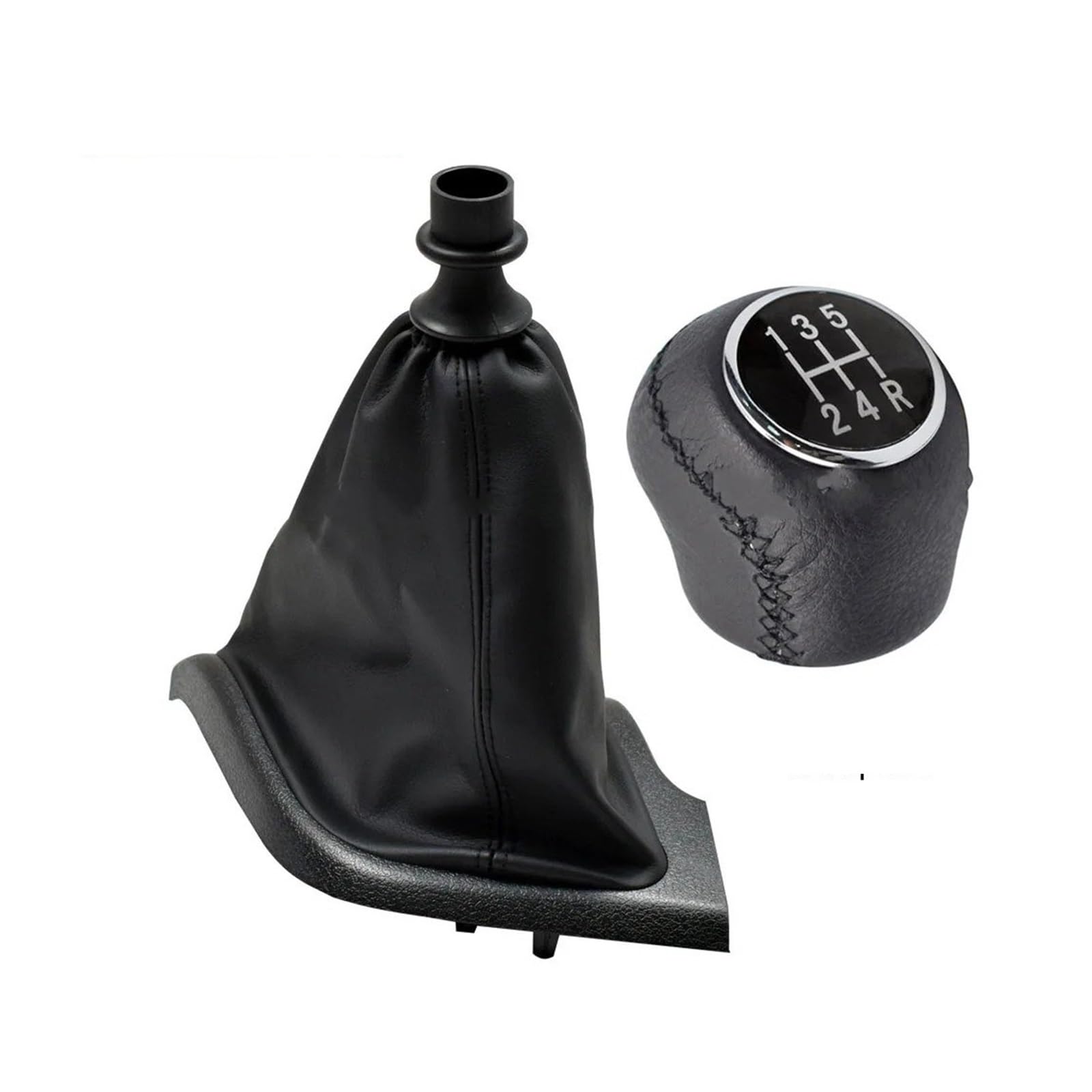 SAUANMNKTP Gearshift Knob for Fiat Ducato 2002-2014 Manual 5 6 Speed Gear Shift Knob Shifter Lever(HS-Without Holes 5R A)