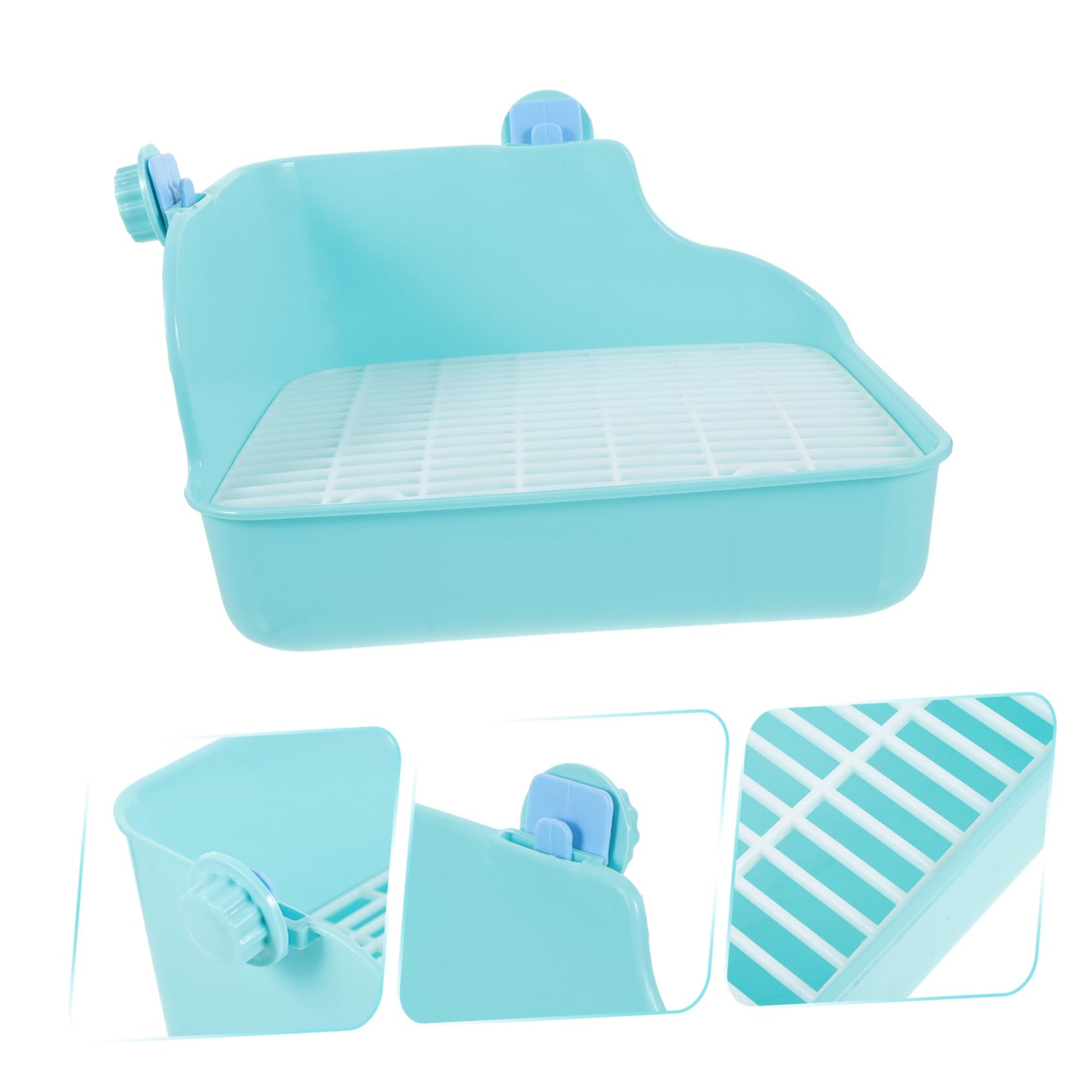 BESPORTBLE 2stücke Pet Toilet Für Kleintiere Hamster Kaninchen Meerschweinchen Frettchen Und Leicht Zu Reinigendes Trainingstoilette Hellgrün Mit Zufälliger Schraubenfarbe Für