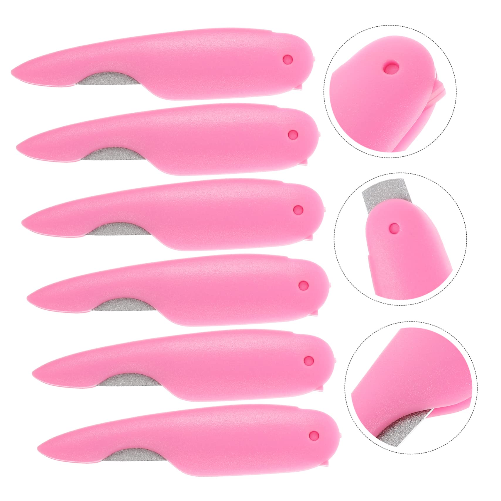 Beavorty 30 Pz lima per unghie pieghevole mini strumenti ordinare lime per unghie lime unghie strisce per lucidare le unghie lima per unghie sfusa manicure attrezzo impostare Metallo AbS