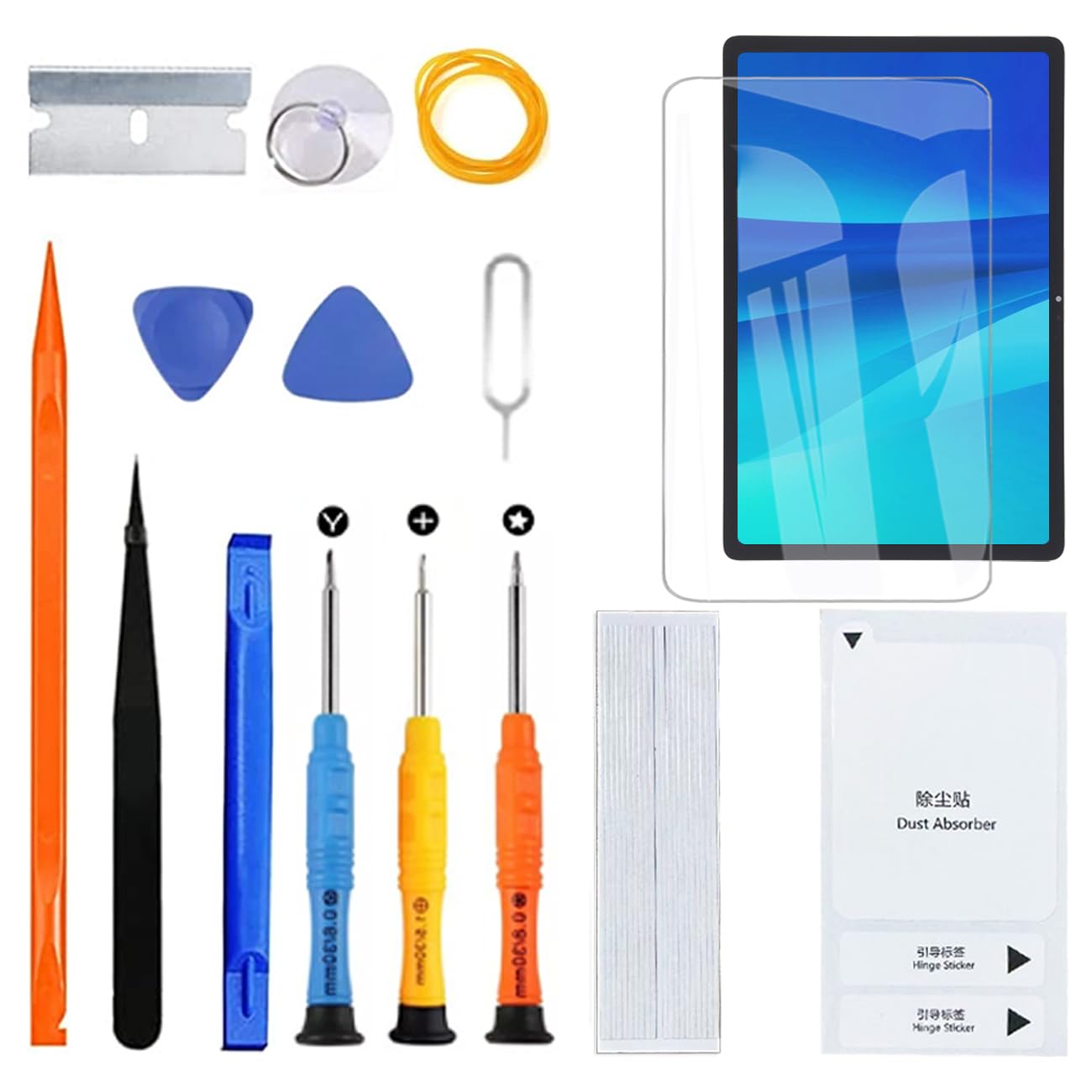 Schermo LCD di ricambio per Lenovo Tab M11 TB330FU (nero, 11 pollici)