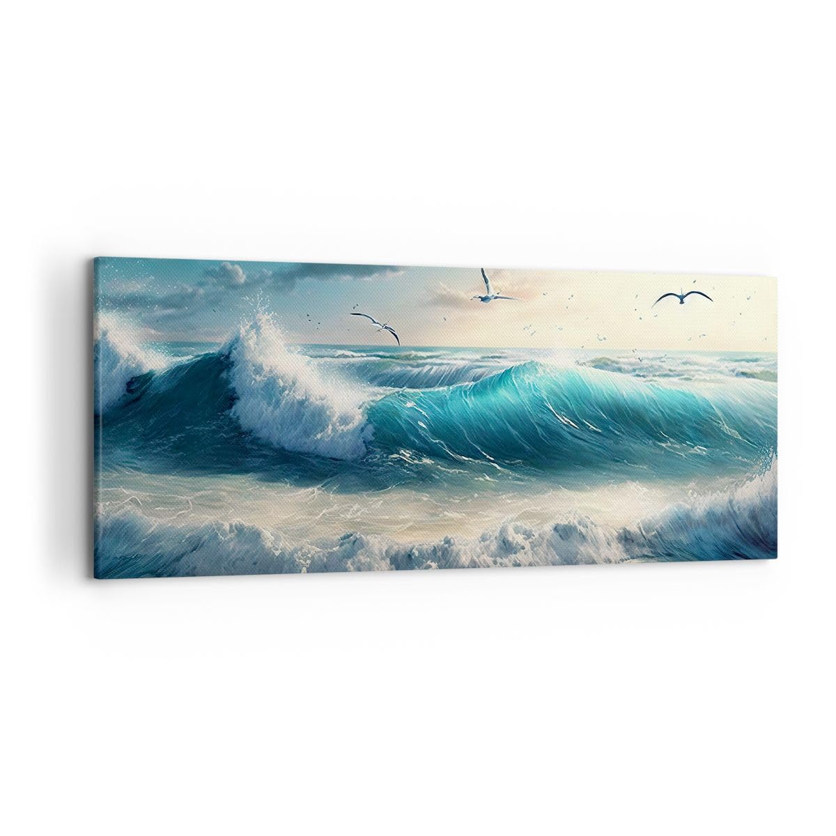 Tableau toile Grosse Vague - Cadre de décoration murale