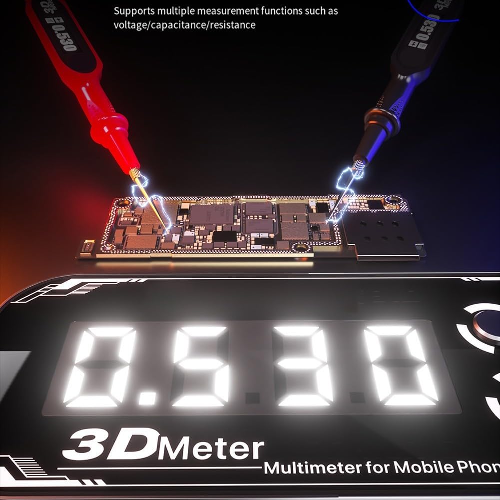 3.0 Digitalmultimeter mit 3 Displays Spannung Kapazität