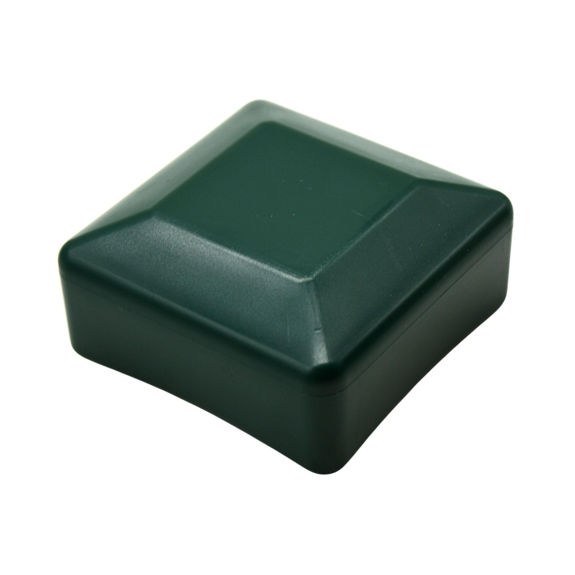 DOJA Barcelona Rectangular Caps for Fence Posts – Green – Pack 12-50 x 50 mm – Effective Protection, Durable Post Cover, Modern Aesthetics, Plastic Caps, Prevents Filtration