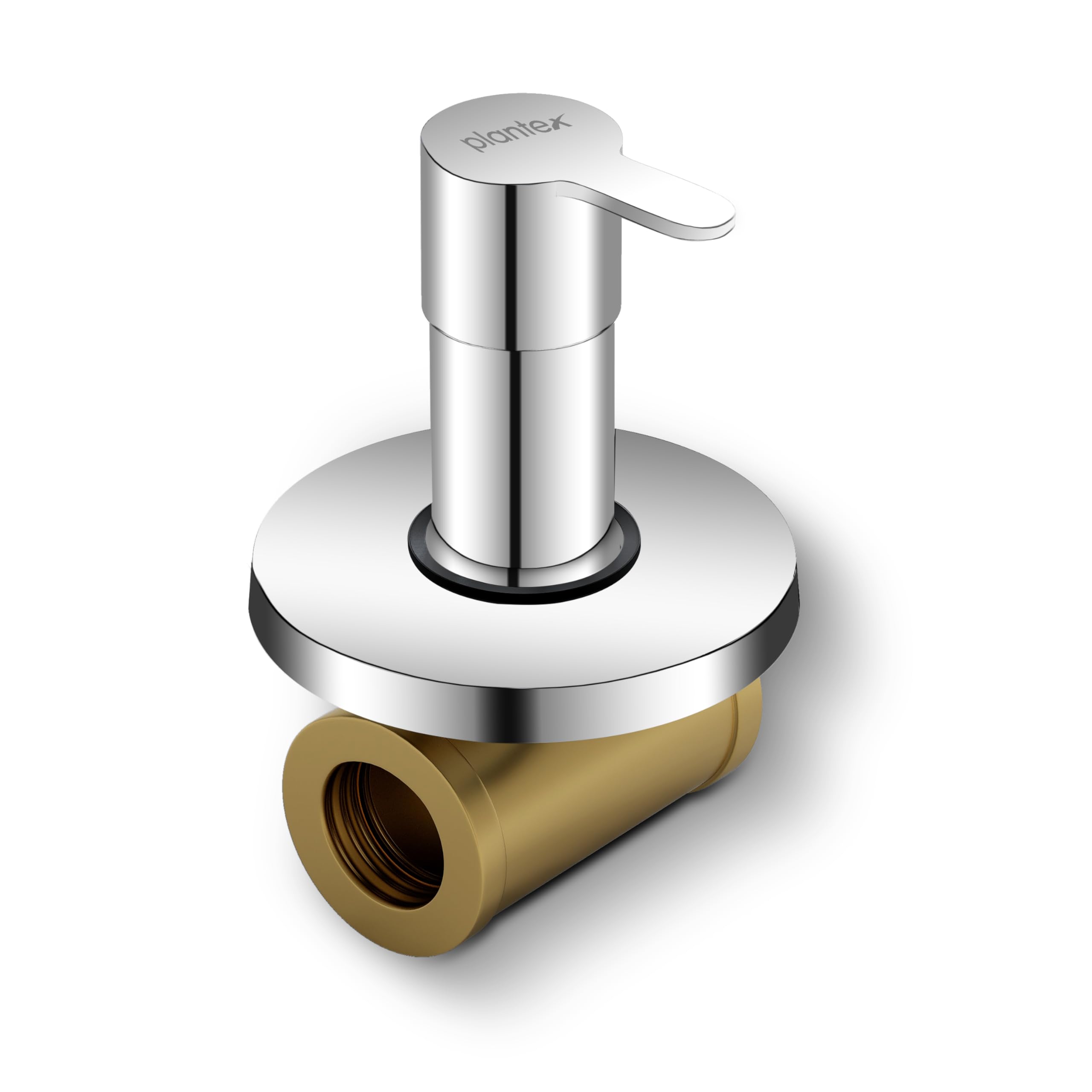Plantex Pure Brass FLO-806 Angular Concealed Stop Cock/Concealed Stop Valve Tap for Bathroom with Teflon Tape & Brass Adjustable Wall Flange – 15 mm (Mirror-Chrome Finish) (B093Y22GLT) Amazon Price History, Amazon Price Tracker