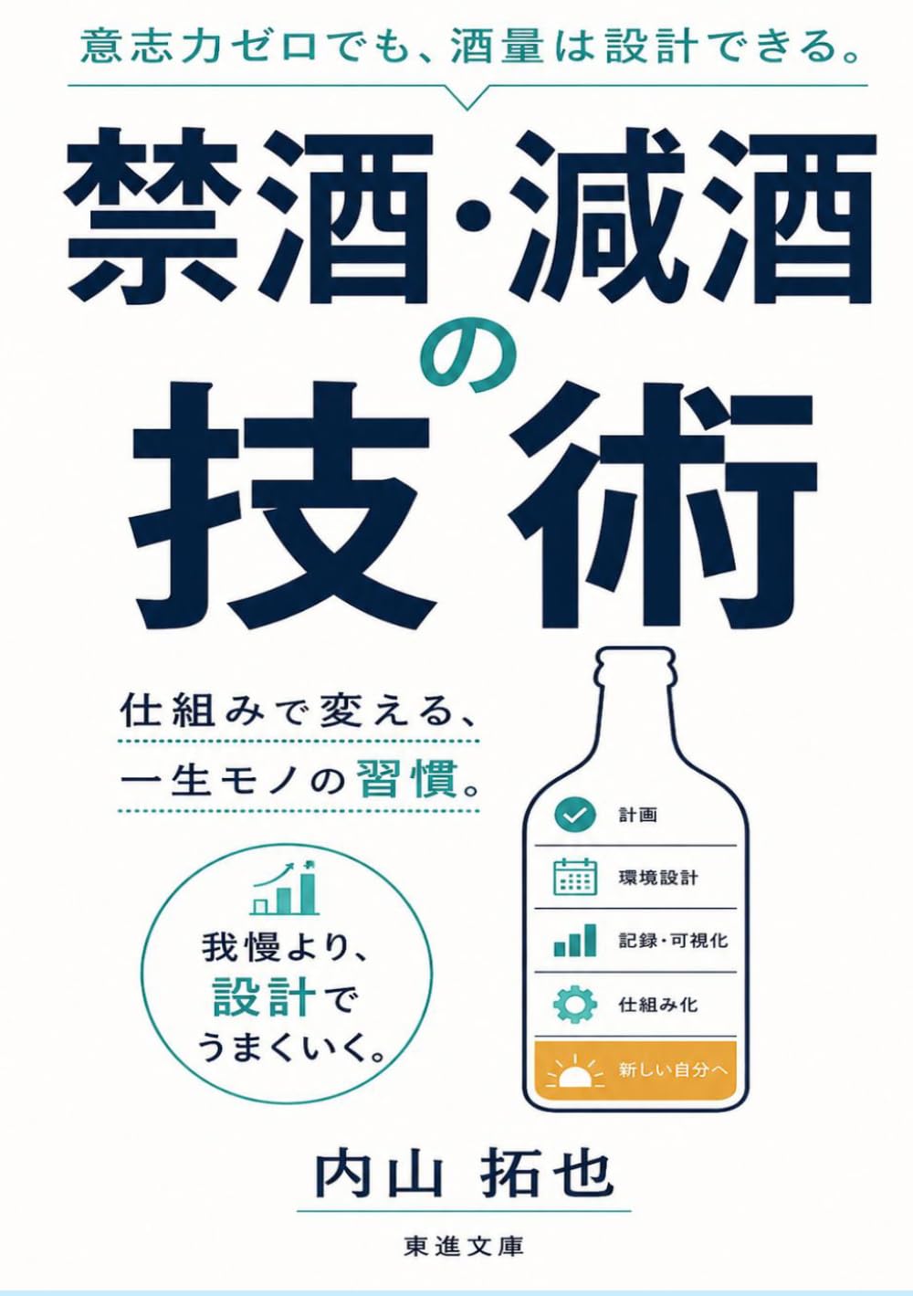 意志力ゼロでも、酒量は設計できる。: 禁酒・減酒の技術