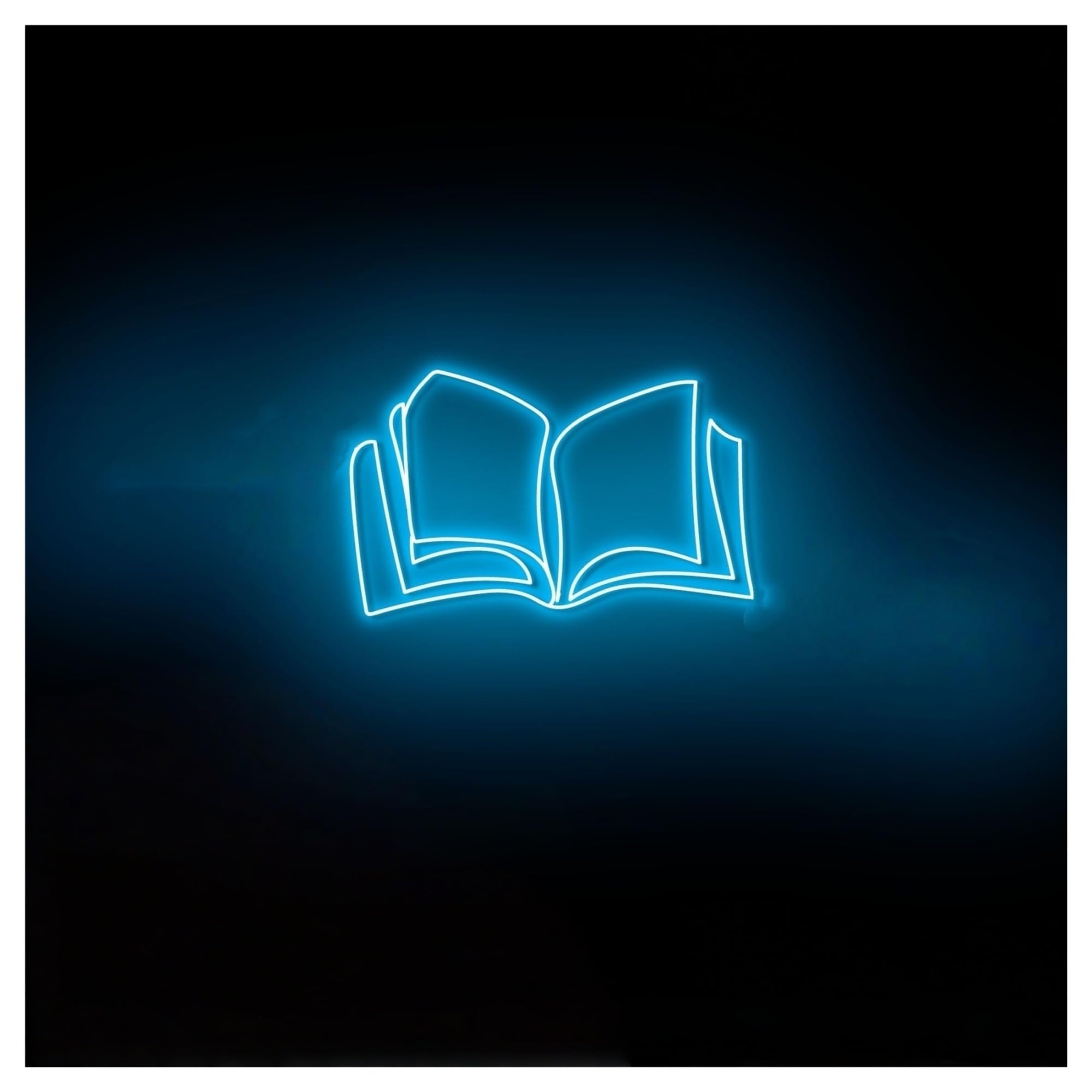 RONGCH Hanging Art Neon Signs Book Neon Sign Bookworm Read Library Store Wall Decor for Study Room Club 48cm