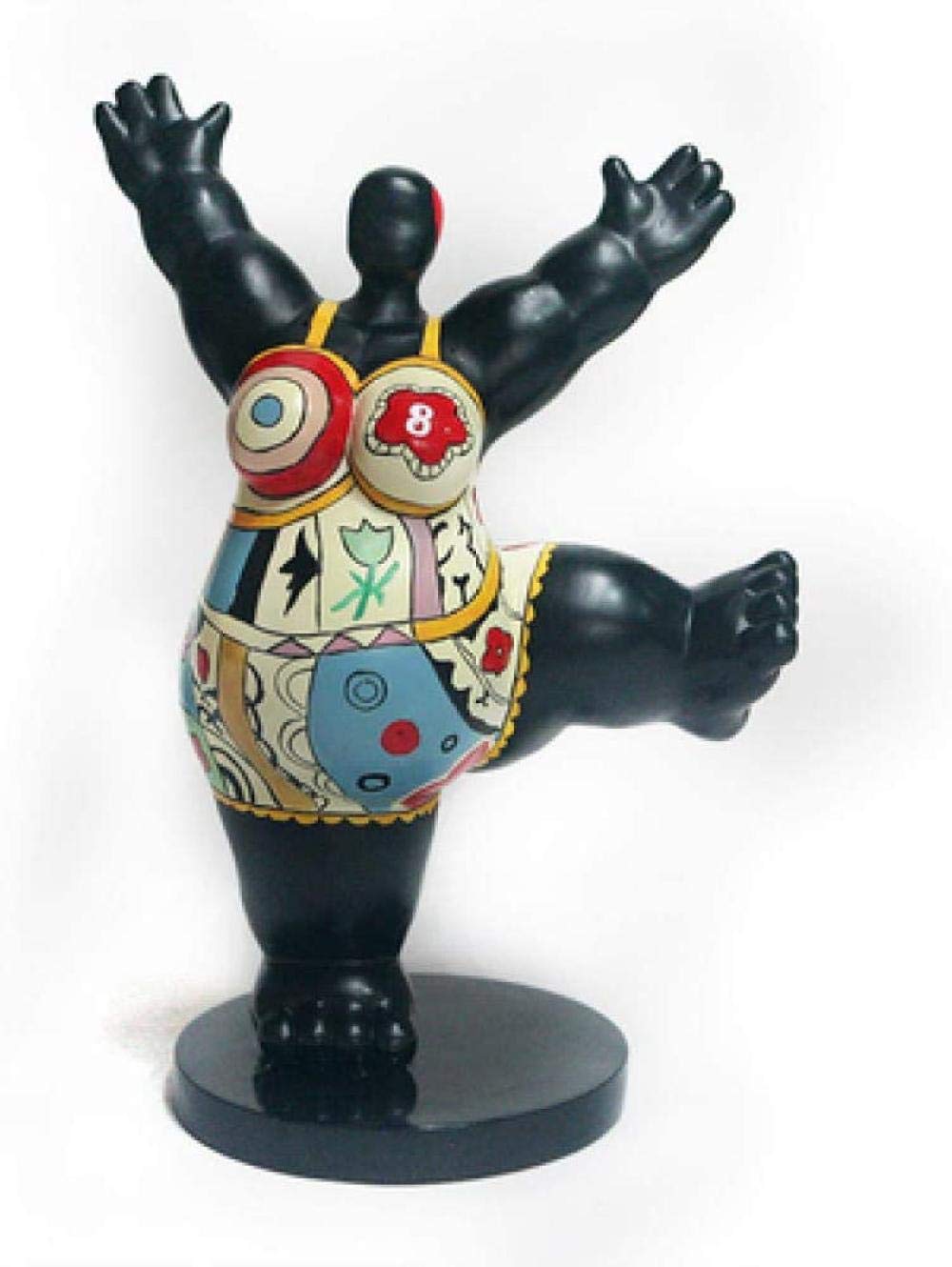 Sculptures Decor Collectible Figurines Dancing Fat Lady Figurine
