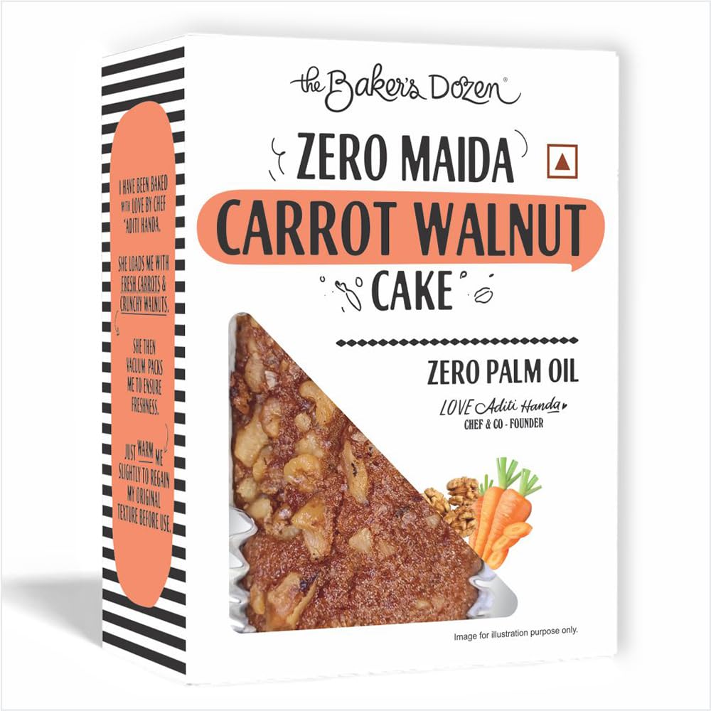 The Baker's Dozen Carrot Walnut Cake Bag, 135 g
