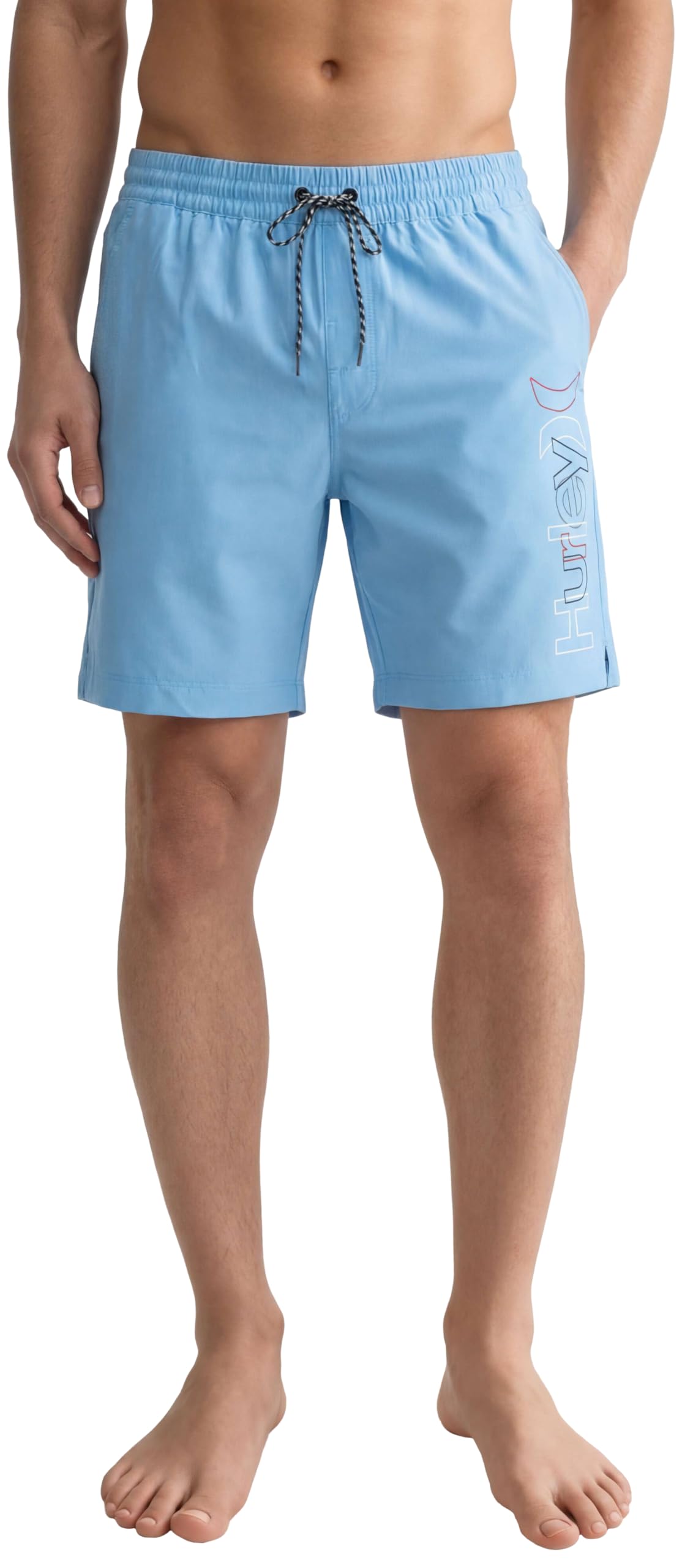 Hurley Men's Crossover Volley Swim Shorts - Lightweight Quick‑Dry Board Shorts for Swimming & Beachwear