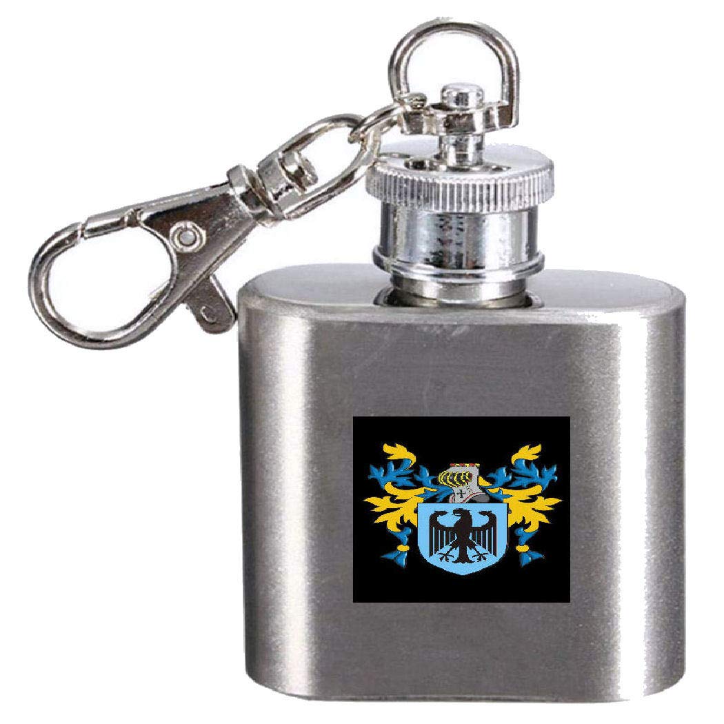 Flasque avec blason Meyrick de 28,3 g pour éviter l'encombrement