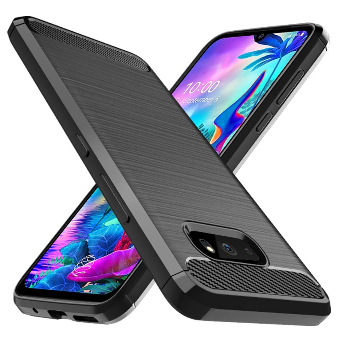 Krkis Back Cover for LG G8X Back Case, LG G8X ThinQ Back Cover (Black) (B09MPMJZ3T) Amazon Price History, Amazon Price Tracker