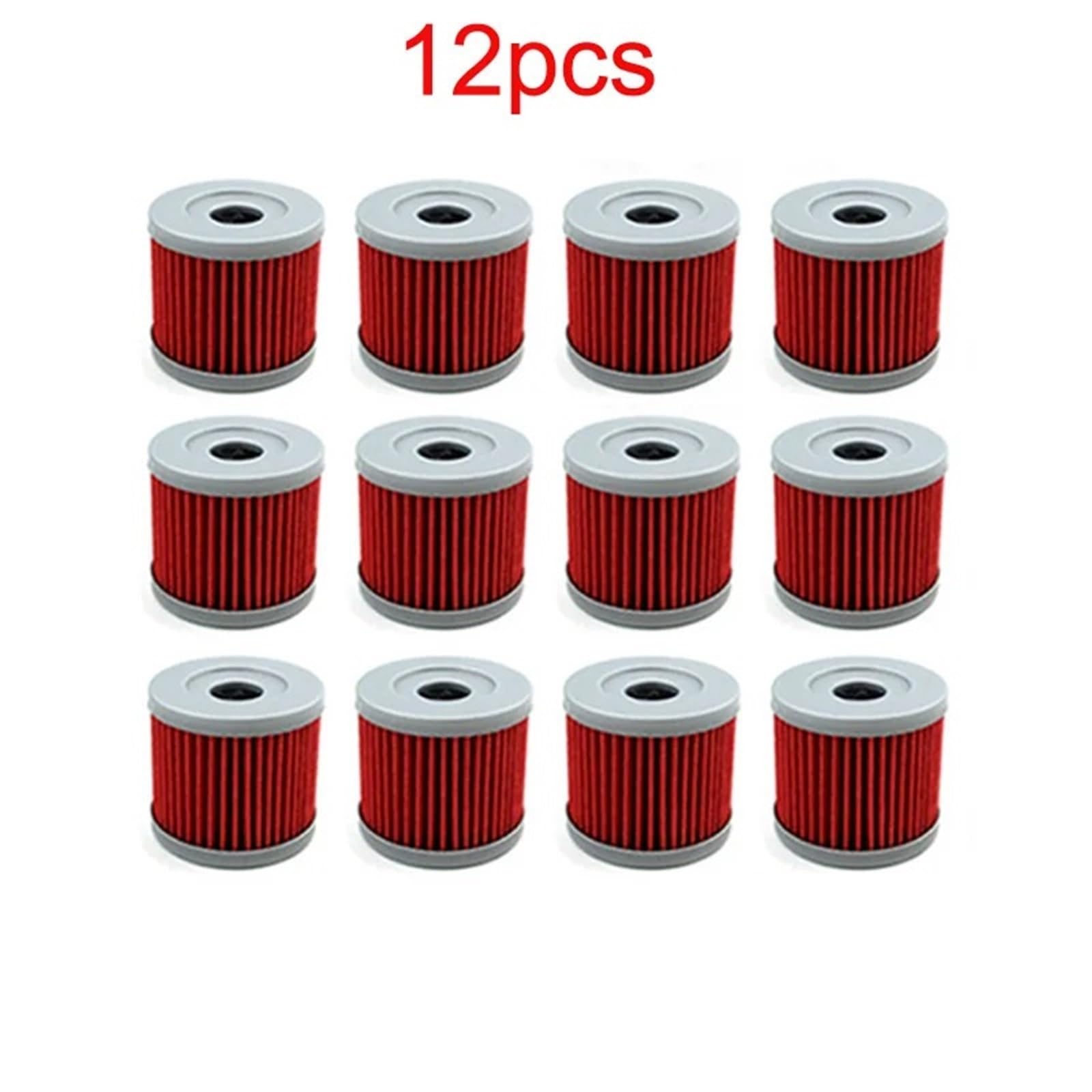 Motocyklowe filtry oleju Pasuje do YX150 YX160 Z155 150cc 160cc silnik 1P60 YCF Pitster GPX Pit Bike filtr oleju motocyklowego Filtr oleju(12pcs)