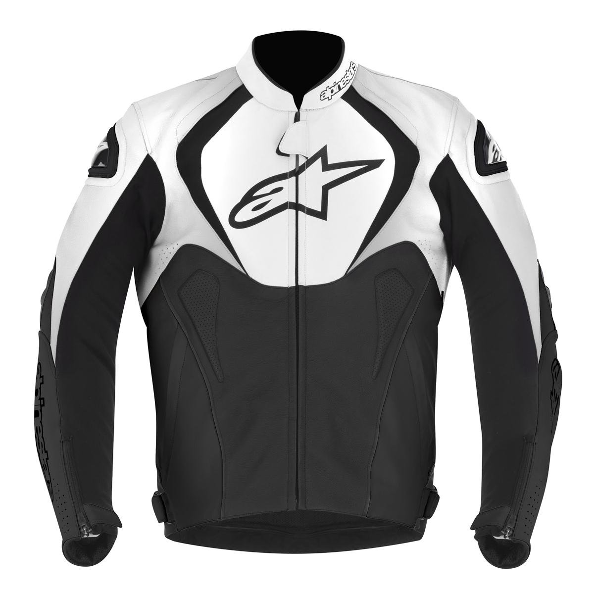 Alpinestars Jaws Leather Jacket 2013 Black US 38 EU 48 : Amazon.in