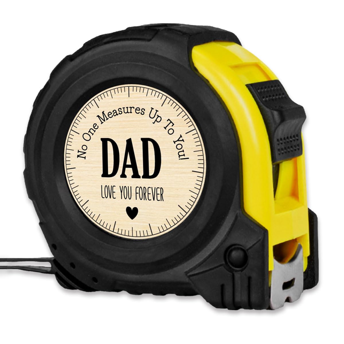 Dad Tape Measure Dad Gifts from Son Daughter, Fathers Day Birthday Gifts for Dad Daddy Bonus Dad Stepdad Papa Father in Law, Tool Woodworker Carpenter