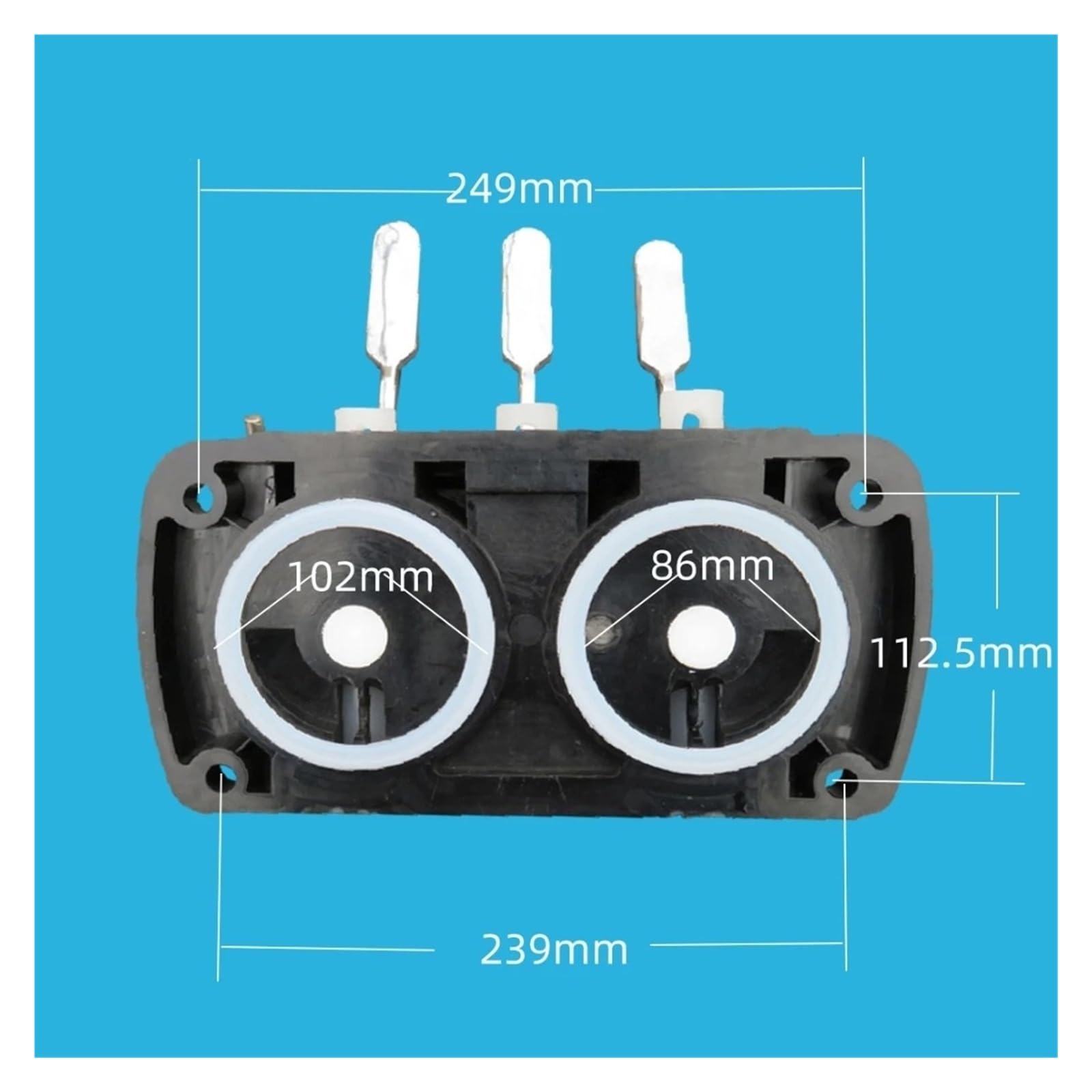 1 Set Front Panel Block Discharge Valve Head Face Plate,Compatible With Soft Ice Cream Makers