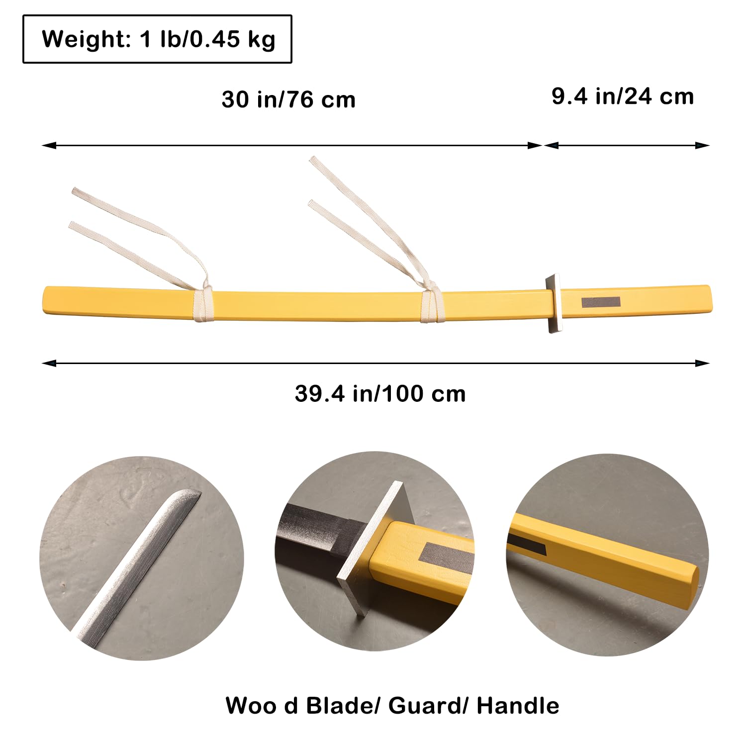 Claymeur 100 cm Yellow Anime Land of the Houseki no Kuni Cosplay Prop for Costume Accessories - Image 2