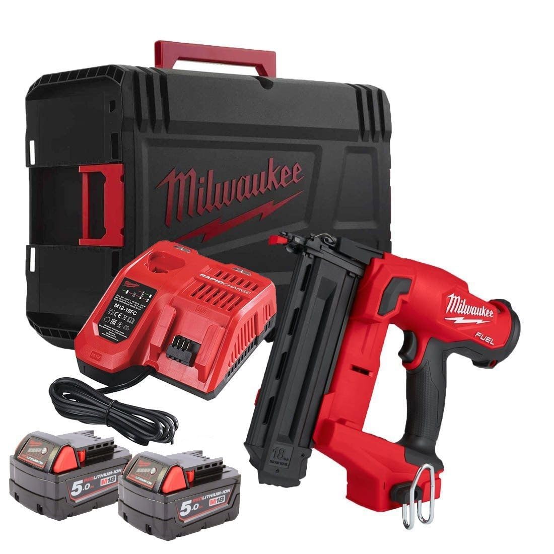 Milwaukee M18 FN18GS-202X Akku-Nagler