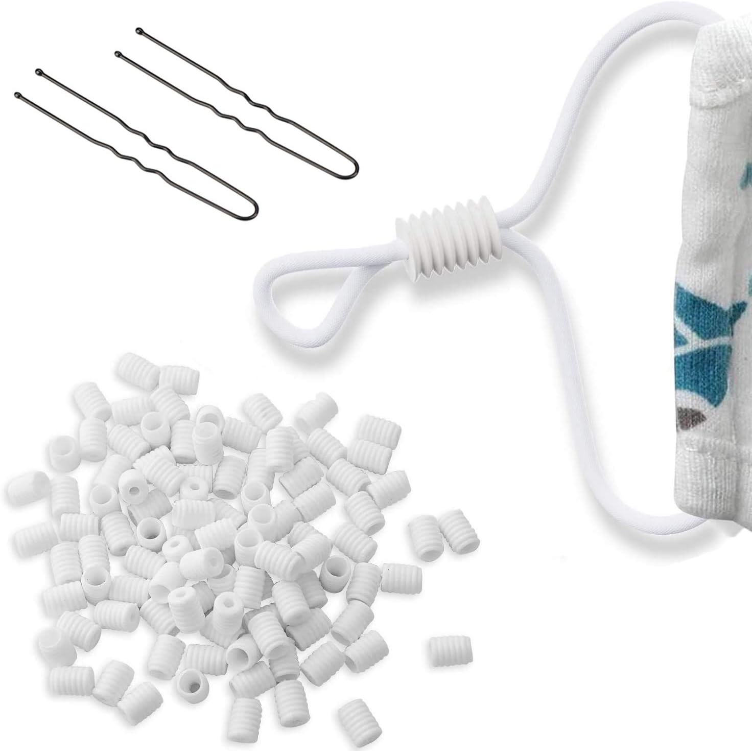 Silicone Cord Locks for Drawstrings, Toggles Cord Locks