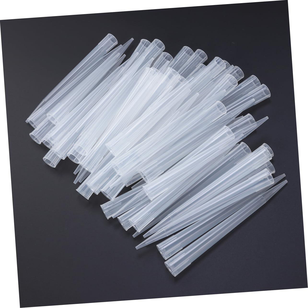 NAMOARLY 10ml Pipettor Tip Set 50pcs Plastic Smooth Nozzle for Liquid Transfer