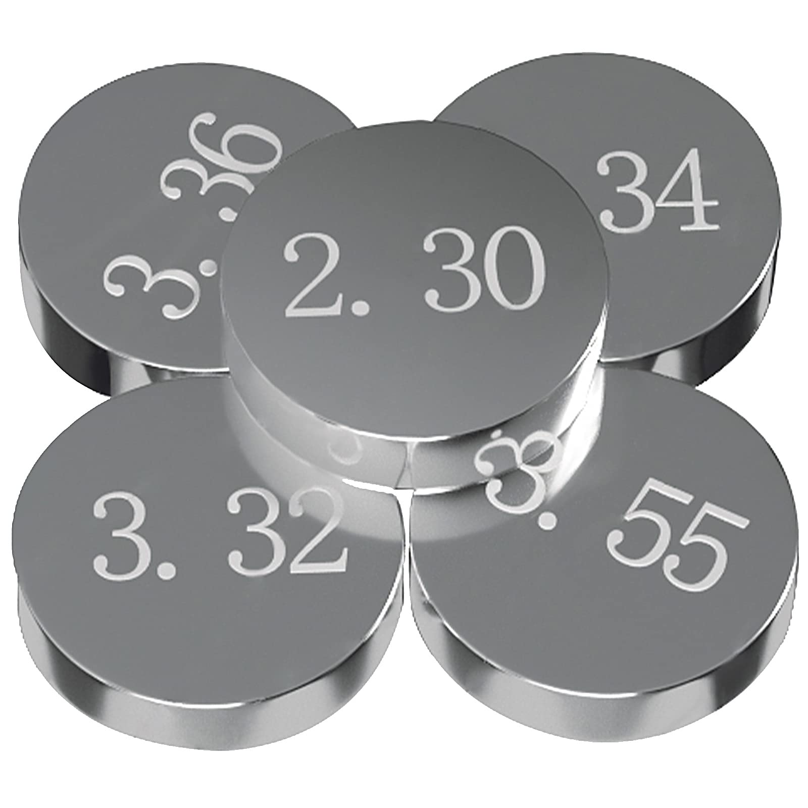 Road Passion 8.85mm Pastillas De Reglaje Valve Shim kit 1.72mm-2.60mm 45 PCS Compatible para 450 SX-F 2007-2021 450 XC-F 2008-2020 450 XC-W 2014-2016 450 SX 2009-2011