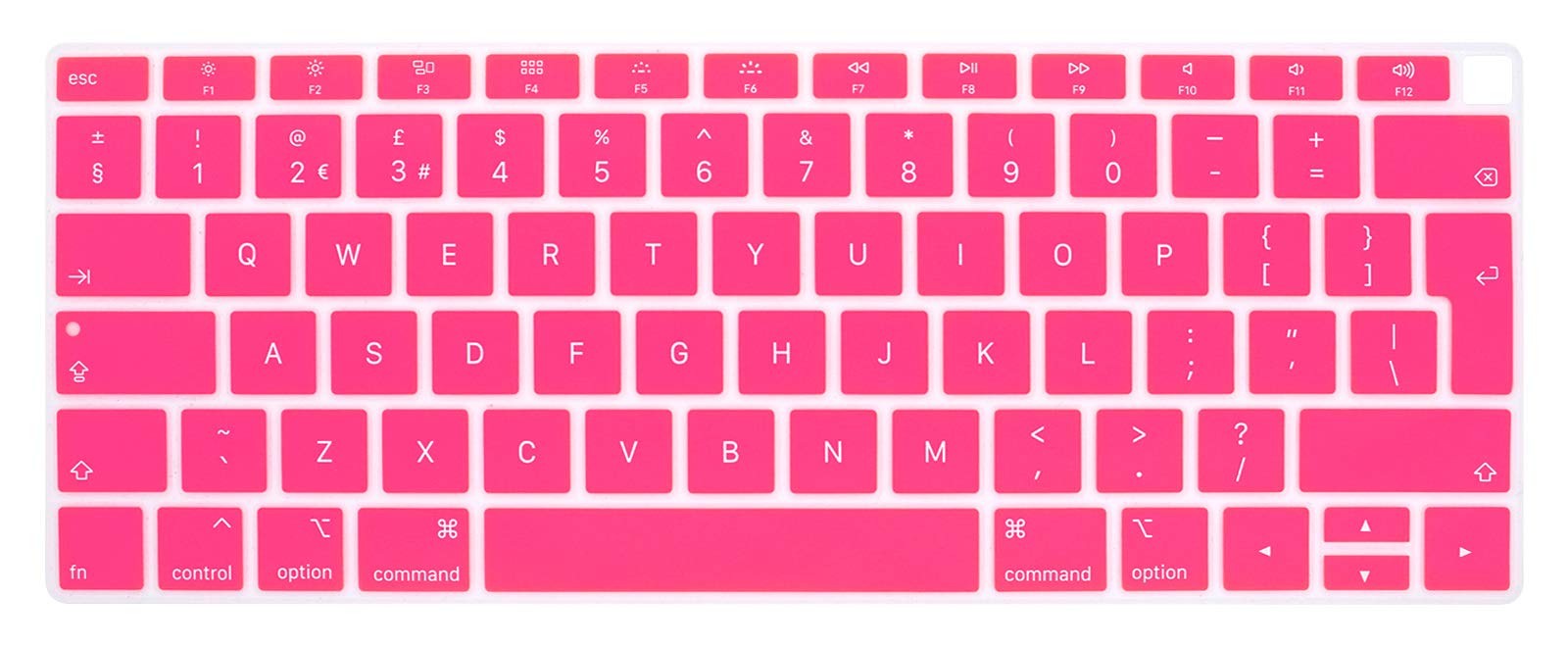 Se7enline Compatible with Macbook Keyboard Cover Skin for Mac Neo & Air 13/15 & Pro 14/16 inch (M5 M4 M3 M2 M1 A18 Pro) 2026/2025/2024/2023/2022/2021 Silicone Waterproof Dustproof EU Layout,Black — view 76