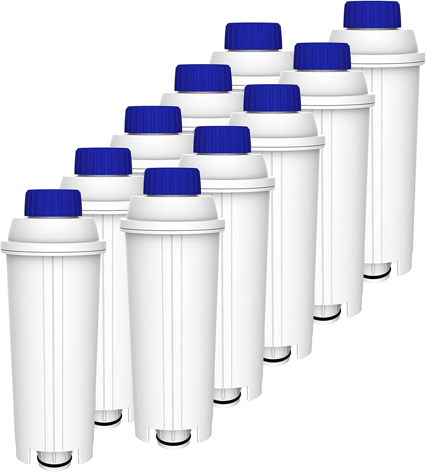 10 x AQK-11 Wasserfilter für DeLonghi ECAM ETAM ESAM + Reinigungstabs